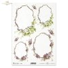 konwalia, konwalie, fiołek, fiołki, ozdobne ramki, ramka, dekoracje kwiatowe, dekory, kwiaty, R675, lily of the valley, violet, decorative frame, flower decoration, decors, flowers, Maiglöckchen, Veilchen, dekorativer Rahmen, Rahmen, Blumendekoration, Dek